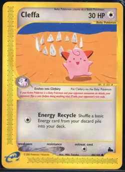 Cleffa 48/144 Common Skyridge Pokemon NM - Image 2