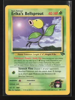 Erika's Bellsprout 38/132 Uncommon Gym Challenge Pokemon NM - Image 2