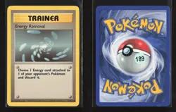 Energy Removal 92/102 Common Base Set Pokemon LP - Image 1