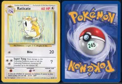 Raticate 40/102 Uncommon Base Set 1999-2000 (4th Edition) Pokemon NM - Image 1