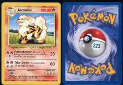 Arcanine 23/102 Uncommon Base Set 1999-2000 (4th Edition) NM - Image 1
