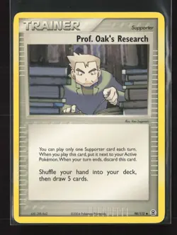 Prof. Oak's Research 98/112 Uncommon FireRed & LeafGreen Pokemon NM - Image 2