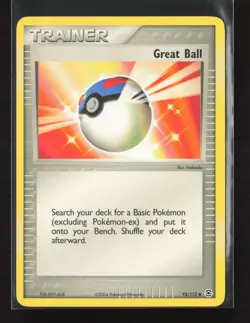 Great Ball 92/112 Uncommon FireRed & LeafGreen Pokemon NM - Image 2