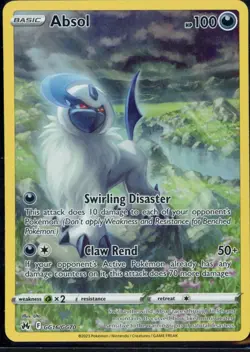 Absol GG16/70 Trainer Gallery Rare Holo Crown Zenith Galarian Gallery Pokemon NM - Image 2