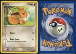 Eevee 13/17 Common POP Series 3 Pokemon NM - Image 1