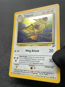 Pokemon TCG Pidgeot Holo 14/130 2000 Pokemon Base Set 2 Vintage - Image 4