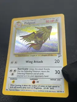 Pokemon TCG Pidgeot Holo 14/130 2000 Pokemon Base Set 2 Vintage - Image 5