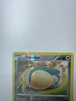 Pokemon TCG Snorlax Fates Collide 77/124 Reverse Holo Rare MP - Image 2
