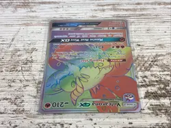 2019 Pokemon TCG Volcarona GX 252/236 Cosmic Eclipse Rainbow Secret Rare NM - Image 4