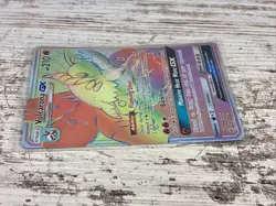 2019 Pokemon TCG Volcarona GX 252/236 Cosmic Eclipse Rainbow Secret Rare NM - Image 5