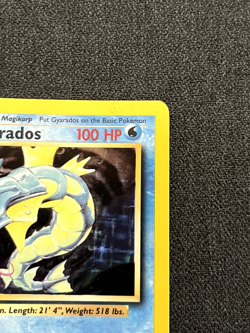 Pokemon TCG Gyarados 006/102 Base Set Holo LP - Image 5