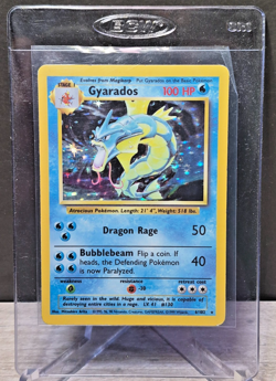 Pokemon Gyarados 006/102 Base Set Holo Rare 1999 Vintage WOTC TCG - Image 1