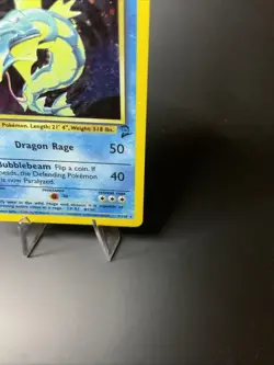 Gyarados 006/102 Base Set Holo Swirl By Tail Vintage Pokemon TCG LP WOTC 1999 - Image 3