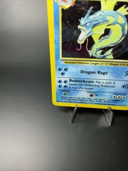 Gyarados 006/102 Base Set Holo Swirl By Tail Vintage Pokemon TCG LP WOTC 1999 - Image 4