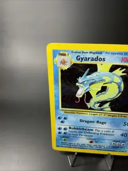 Gyarados 006/102 Base Set Holo Swirl By Tail Vintage Pokemon TCG LP WOTC 1999 - Image 5