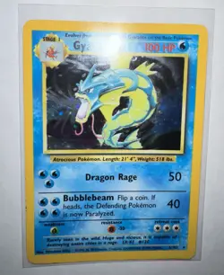 Pokemon TCG Gyarados 006/102 Base Set Holo 1999 Unlimited - Image 1
