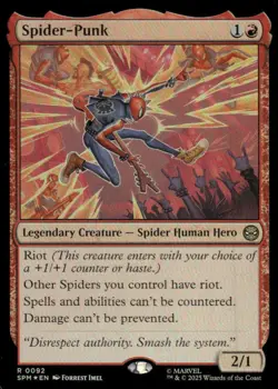 Spider-Punk - Marvel's Spider-Man SPM - 92 - MTG Magic - Image 1