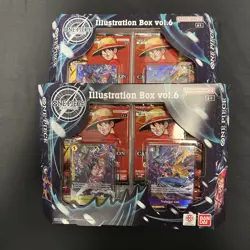 Bandai Trading Card Games One Piece Illustration Box Vol 6 IN HAND Lot Of 2 - Image 1