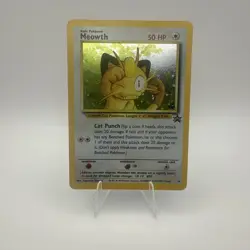 Pokemon TCG Meowth Black Star Promos Holo Card Wizards Black Star Promos 10 - Image 1