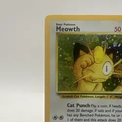 Pokemon TCG Meowth Black Star Promos Holo Card Wizards Black Star Promos 10 - Image 2