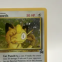 Pokemon TCG Meowth Black Star Promos Holo Card Wizards Black Star Promos 10 - Image 3