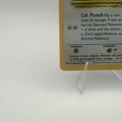 Pokemon TCG Meowth Black Star Promos Holo Card Wizards Black Star Promos 10 - Image 5