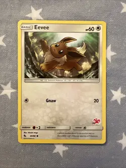 Eevee - (#26 Charizard Stamped) 049/068 Battle Academy Regular - Pokemon Card - Image 1