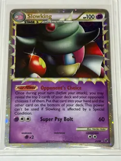 Slowking Prime Holo Bleed 85/90 2010 HG&SS Undaunted Pokemon Card Holo - Nm/Vlp - Image 1