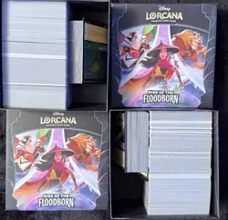 Disney Lorcana 1100+ bundle job lot - Includes over 60 Holo Cards - Image 1