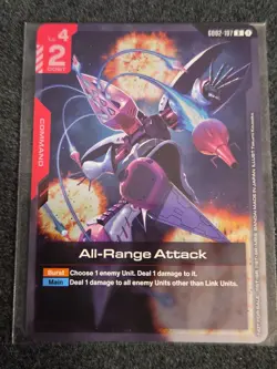 Gundam Card Game All-Range Attack GD02-107 New Type Challenge Promo FOIL SEALED - Image 1