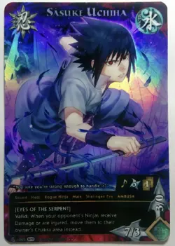 Carte Naruto CCG Collectible Card Game Foil neuf Prism 262 - Image 1