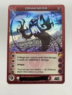 Chaotic TCG Drakness Card 33/232 Ripple Foil Dawn of Perim 1st Edition Near Mint - Image 1