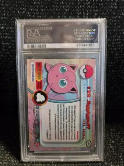 PSA 10 2000 Pokemon Game Topps Chrome Jigglypuff TV Rare Base Series 1 GEM MINT - Image 2