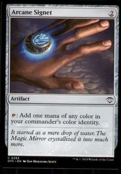 Arcane Signet Commander: Outlaws of Thunder Junction #252 Common - Image 1