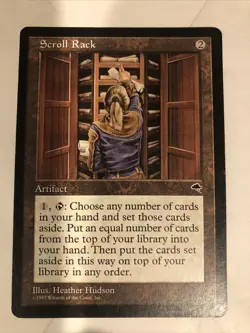 Scroll Rack / Tempest / MTG Magic the Gathering *LP - Image 1