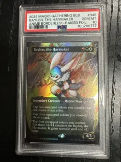 Baylen, the Haymaker Borderless Raised Foil PSA 10 - Image 1