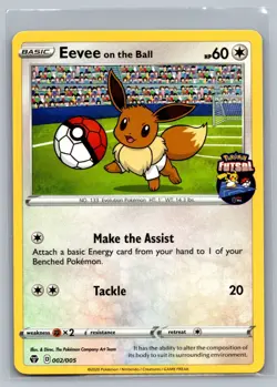 Pokemon TCG Miscellaneous Cards & Products Eevee on the Ball - (Pokemon Futsal) - Image 1