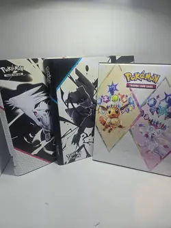 Pokemon 3 Binder Set (Prismatic/black Bolt/white Flare) - Image 1