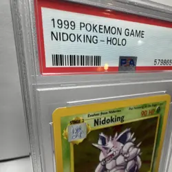 Pokemon TCG Nidoking Base Set 11/102 Holo Rare PSA 3 1999 - Image 4