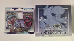 Pokemon Center Exclusive Chilling Reign ETB SEALED - Error ETB- PC Double Pack - Image 1