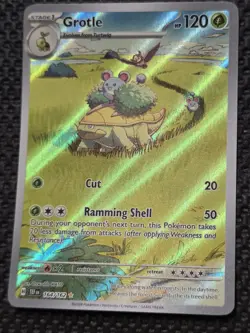 Pokemon TCG Grotle 164/162 Temporal Forces Holo Illustration Rare - Near Mint - Image 1