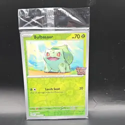 Pokemon Bulbasaur Scarlet & Violet 151 Promo 001/165 Bestbuy Exclusive Sealed - Image 1