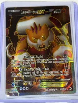 Landorus EX #144 Pokemon Boundaries Crossed FULLART MINT! - Image 1