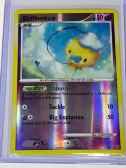 Drifloon #SH1 Pokemon Stormfront SECRET RARE SHINY MINT! - Image 1