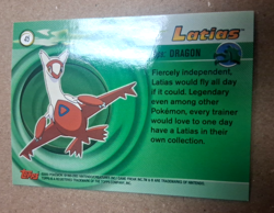 Pokemon 2003 Topps Advanced Latias #45 Non-Holo Anima Series NM Fast Ship - Image 3