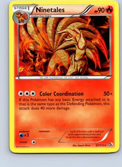Pokemon: Legendary Treasures Ninetales #21/113 Rare .VO5 - Image 1