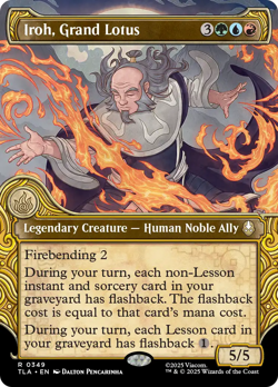 MTG ~ Iroh, Grand Lotus (Showcase Foil) ~ Avatar: The Last Airbender ~ NM ~ Rare - Image 1