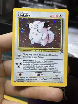 Chansey 3/130 Clefairy 6/130 Base Set 2 2000 Holo Vintage Pokemon Card Lot WOTC - Image 4