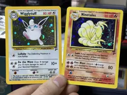 Ninetales 13/130 Wigglytuff 19/130 Base Set 2 2000 Vintage Pokemon Card Lot WOTC - Image 3