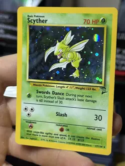 Scyther 17/130 Base Set 2 Erika 16/132 Gym Heroes Vintage Pokemon Card Lot WOTC - Image 5